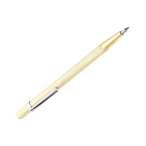 TOPINCN Pocket Tragbare Legierungsgravurstift für Glaskeramikmarkierungswerkzeuge 1PC Scriber Graveur Scribe -Werkzeug für Heimathändler -Handwerker Gold (GOLD) von TOPINCN