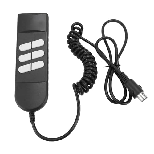TOPINCN Power Lift Stuhl Remote Handsteuerung, Dual Motorstühle Controller, 6 Taste 5 -Pin -Stecker Elektrisches Leuchten Mobilteil für Elektrische Liftsofa -Stühle Stromscheibe von TOPINCN