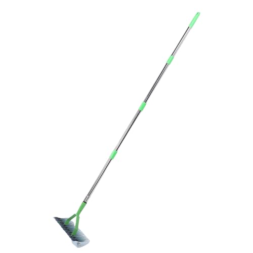 TOPINCN Rasenstrohchen -Rake, Enttäuschende Harrow, Edelstahl -Gras -Pflege -Rechen mit Hoher Stärke und Doppelklingen Design & Abnehmbarer Griff für Garten Yard Rasen TOPINCN Rasenstrohchen -Rake, Enttäuschende Harrow, Edelstahl -Gras -Pflege -Rechen mit Hoher Stärke und Doppelklingen Design & Abnehmbarer Griff für Garten Yard Rasen von TOPINCN