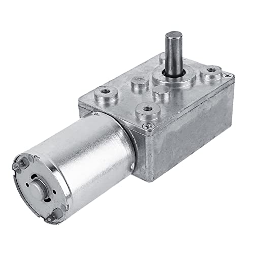 TOPINCN Reversible Hochdrehmoment -Getriebemotor - Elektromotor für Fenster und Türen 12 V DC Reduktion Motor CW/CCW Ideal für Miniaturwinde (20RPM) von TOPINCN