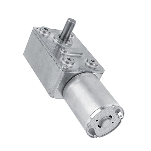 TOPINCN Reversible Hochdrehmoment -Getriebemotor - Elektromotor für Fenster und Türen 12 V DC Reduktion Motor CW/CCW Ideal für Miniaturwinde (5RPM) von TOPINCN