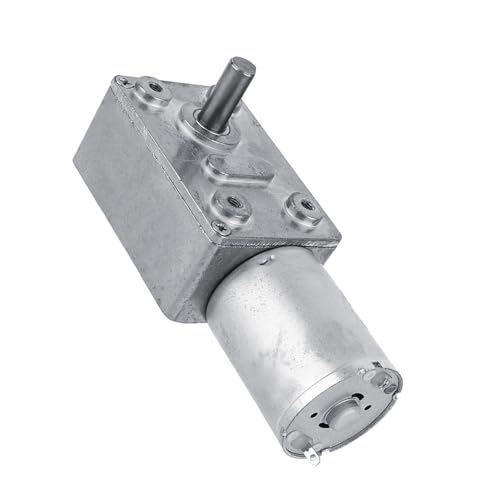 TOPINCN Reversible Hochdrehmoment -Getriebemotor - Elektromotor für Fenster und Türen 12 V DC Reduktion Motor CW/CCW Ideal für Miniaturwinde (6RPM) von TOPINCN