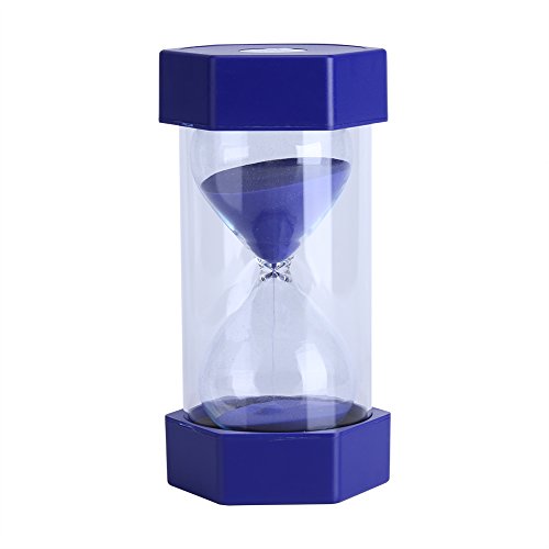 TOPINCN Sanduhr 3/10/2030//60 Minuten - Kreative Sand Glas Sanduhr Minuten Timer Clock Home Office Dekor Geschenk (Blau) von TOPINCN