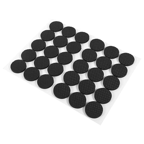 TOPINCN Schutzgummipads, ​30 Stück rutschfeste Selbstklebende Bodenschoner Möbel Sofa Tisch Stuhl Gummifüße Pad Schwarz von TOPINCN