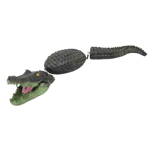 TOPINCN Schwimmender Alligator-Lockvogel mit 3 Segmenten, Krokodilkopf für Dekorationen mit Lebensechten Schuppen, Augen und Zähnen, Alligator-Poolstatue aus Harz für Teich, See, Hof, TOPINCN Schwimmender Alligator-Lockvogel mit 3 Segmenten, Krokodilkopf für Dekorationen mit Lebensechten Schuppen, Augen und Zähnen, Alligator-Poolstatue aus Harz für Teich, See, Hof, von TOPINCN