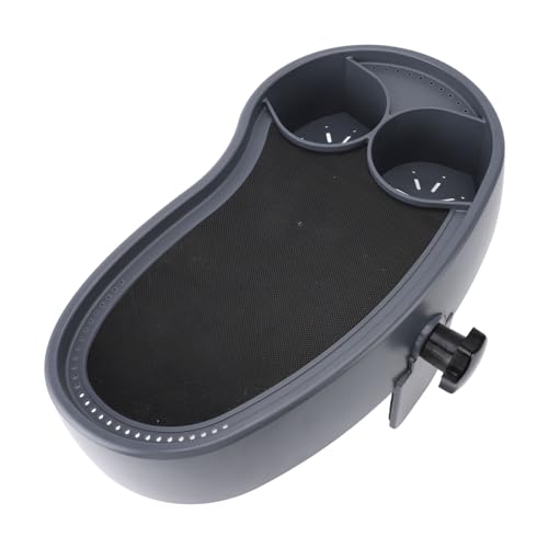 TOPINCN -Servierschale, Einweichenstaschenplatte, Einstellbarer Spa-Tabletttisch mit 2 Tasse Halter und Anti-Rutsch-Design für Standard-Badewanne Hält Getränke Getränkebücher Snacks von TOPINCN