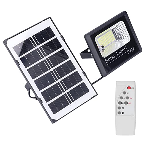 TOPINCN Solarstrahler für den Außenbereich, IP67 Wasserdichte Solar-Gartenleuchten, Landschaftsbeleuchtung, 100 LED-Helligkeit, Einstellbare Ferngesteuerte Nachtlichter für den Garten von TOPINCN