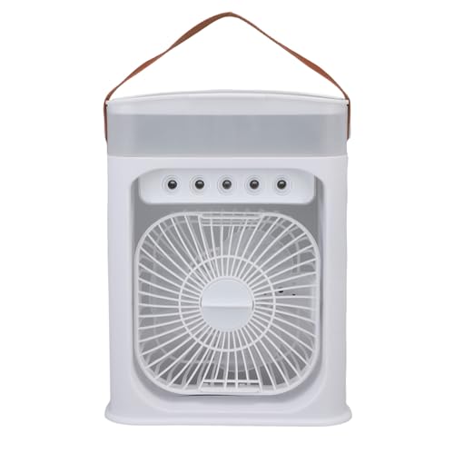 TOPINCN Tragbarer Klimaanlagenlüfter, Mini -Luftkühler -Schreibtischventilator, 3 Geschwindigkeiten Luftkühler, USB -Stecker Im Verdunstungskühler mit Luftbefeuchter -Timer für Home von TOPINCN