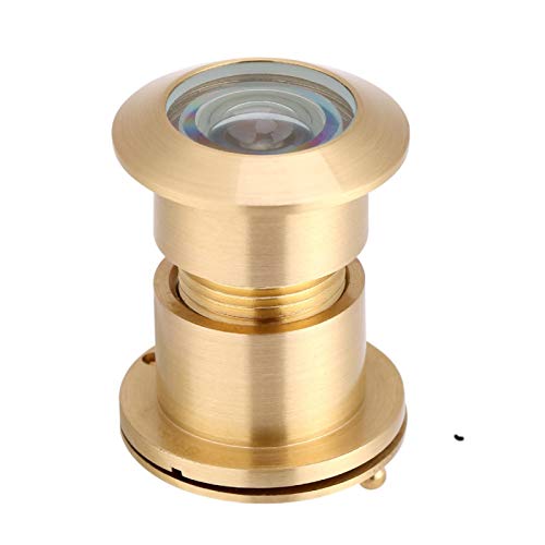 TOPINCN Türspion, 28 Mm Weitwinkel-Türspion mit Strapazierfähiger Sichtschutzabdeckung Langlebiger Sicherheits-Türspion für das Home Office Hotel(Gold) von TOPINCN