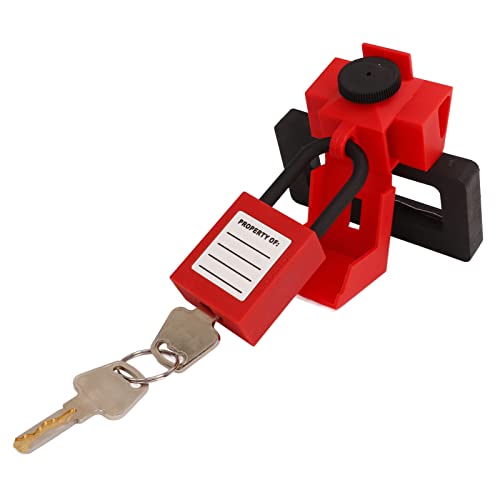 TOPINCN Universal Breaker Lockout Device Nylon Sicherheit Vorhängeschloss Easy Operation Lockout Tagout Lock -Kit für Chemiepflanzen TOPINCN Universal Breaker Lockout Device Nylon Sicherheit Vorhängeschloss Easy Operation Lockout Tagout Lock -Kit für Chemiepflanzen von TOPINCN