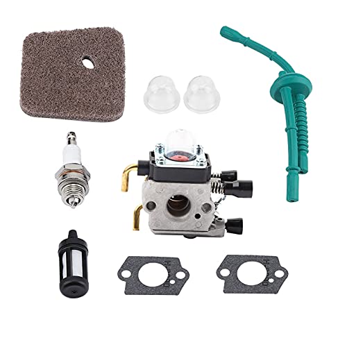 TOPINCN Vergaserset,Vergaser Kit Ersatz für STIHL FS55 FS55R FS55RC KM38 HL45 KM55R Preiswerter Motor Rasenmäher Zubehör von TOPINCN