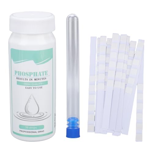 TOPINCN Wasser Teststreifen, 50 Streifen Wasser Teststreifen Pool Test Kit Wasser Chemische Prüfung für Schwimmbad Aquarium Trinkwasser von TOPINCN