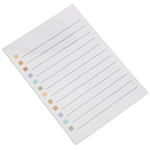 Trocken Abwischbarer Whiteboard-Aufkleber, Wandaufkleber, Tragbare PET-Notizen-Aufkleber, Waschbare, Wiederverwendbare, Spurlose Stickies für Kühlschrank, Schreibtisch, Glas, Tür Trocken Abwischbarer Whiteboard-Aufkleber, Wandaufkleber, Tragbare PET-Notizen-Aufkleber, Waschbare, Wiederverwendbare, Spurlose Stickies für Kühlschrank, Schreibtisch, Glas, Tür von TOPINCN