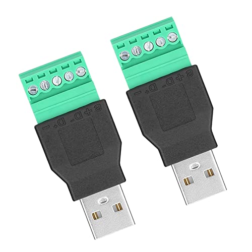 USB-Anschlussstecker, ABS-Schraubanschlussstecker, Sortimentssatz für elektrische Anschlüsse, Anschlussstecker, für Geräte mit USB-Schnittstellenanschlüssen für den täglichen Gebrauch von TOPINCN