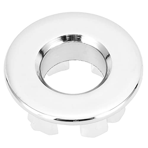 Waschbecken Loch Rund, Badezimmer Waschbecken Waschbecken Überlauf Abdeckung Küche Waschbecken Dekoration Ersatz Loch Ring Badezimmer Home Supplies für Badezimmer(Silber) von TOPINCN