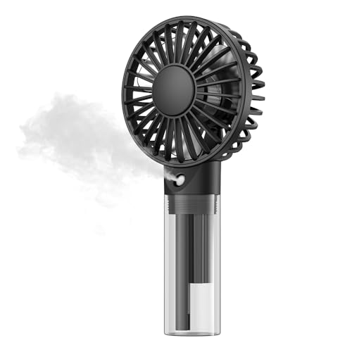 TOPK handventilator mit wasser, wiederaufladbar, batteriebetrieben, Wassersprühnebel, kleiner persönlicher Handventilator für Reisen, Heimbüro, Camping, Outdoor TOPK handventilator mit wasser, wiederaufladbar, batteriebetrieben, Wassersprühnebel, kleiner persönlicher Handventilator für Reisen, Heimbüro, Camping, Outdoor von TOPK