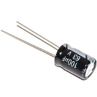 100uF 63Vdc 105ºC Radial-Elektrolytkondensator 100uF 63Vdc 105ºC Radial-Elektrolytkondensator von TOPMAY