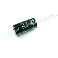 Topmay - Elektrolytkondensator 220uF 63Vdc Größen 10x17mm Radial von TOPMAY