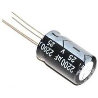 Topmay - Elektrolytkondensator 2200uF 25Vdc Größen 13x20mm Radial von TOPMAY