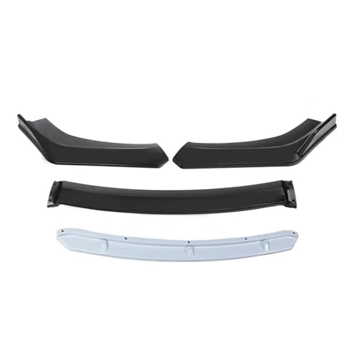 TOPOLVLCKC Frontstoßstange Lippe 4PCS Universal Auto Front Schaufel Frontschürze Lip Body Splitter Kit Frontspoiler Diffusor Protector Dekorative Canard Lip (B) von TOPOLVLCKC
