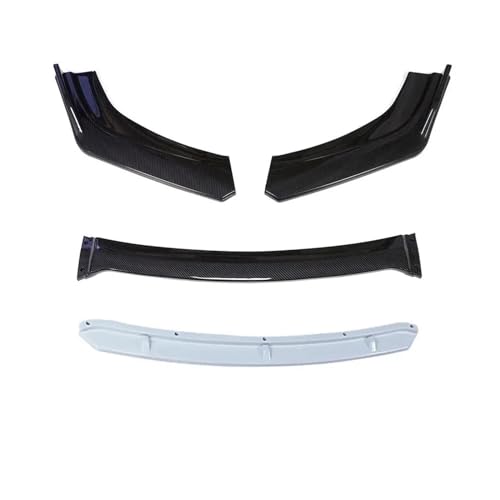 TOPOLVLCKC Frontstoßstange Lippe 4PCS Universal Auto Front Schaufel Frontschürze Lip Body Splitter Kit Frontspoiler Diffusor Protector Dekorative Canard Lip (V) von TOPOLVLCKC