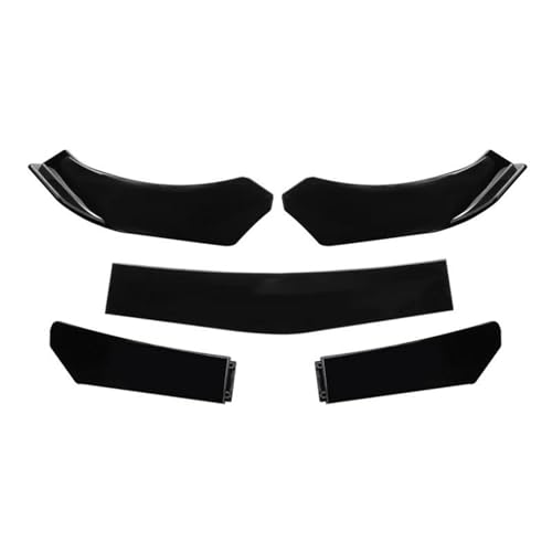 TOPOLVLCKC Frontstoßstange Lippe 5 Stücke Universal Auto Front Schaufel Frontschürze Lip Body Splitter Kit Front Spoiler Diffusor Schutz Dekorative Canard Lip (Normal Model) von TOPOLVLCKC