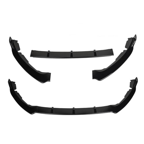 TOPOLVLCKC Frontstoßstange Lippe Frontspoiler, Frontschaufel, Stoßfest, Geeignet Für F&ord Fusion Mondeo 2019–2021. Schutzabdeckung Für Frontstoßstangensplitter (Gloss Black) von TOPOLVLCKC
