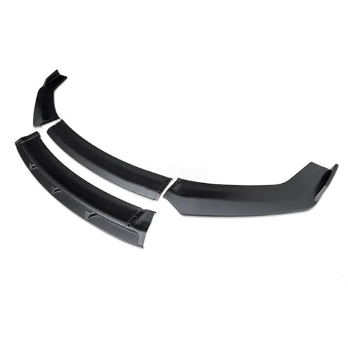 TOPOLVLCKC Frontstoßstange Lippe Frontstoßstangen-Splitter, Stoßfest, Verblasst Nicht Leicht. Für A*UDI A6 C7 Limousine 2012–2016, Frontstoßstangen-Lippenkörper-Splitter-Schutz (Matt Black,Overall) von TOPOLVLCKC
