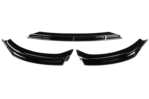 TOPOLVLCKC Frontstoßstange Lippe Für A*UDI A3 8V Standard Edition 2017-2020 Auto Front Lip Stoßstange Splitter Diffusor Spoiler Schutz Body Kits (Gloss Black) von TOPOLVLCKC