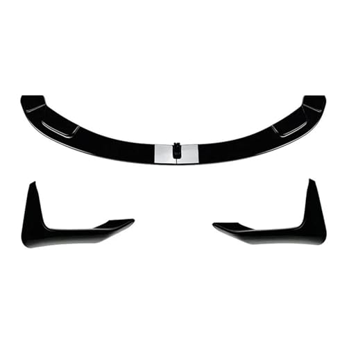 TOPOLVLCKC Frontstoßstange Lippe Für B&MW 3 4er M3 M4 F80 F81 F82 F83 2013-2018 Auto-Frontspoiler, Frontstoßstangensplitter, Spoiler, Diffusor, Dekorativer Schutz (Gloss Black,D) von TOPOLVLCKC