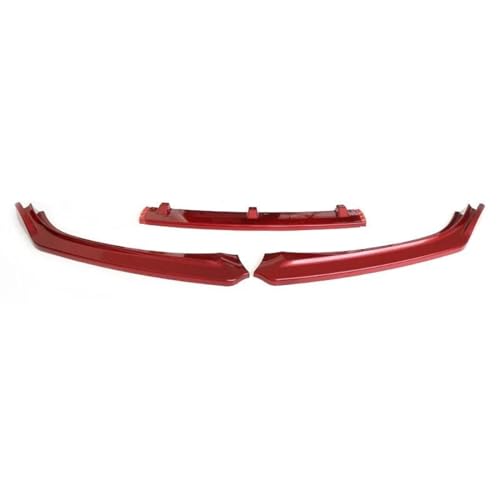 TOPOLVLCKC Frontstoßstange Lippe Für C&hevy Malibu 2016–2017–2018, Auto-Frontschaufel, Frontstoßstange, Lippenkörper-Splitter-Set, Frontspoiler-Diffusor-Schutz, Dekorative Canard-Lippe (Red) von TOPOLVLCKC