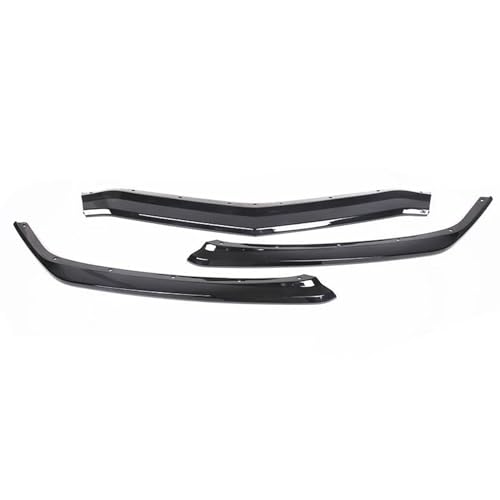TOPOLVLCKC Frontstoßstange Lippe Für C&orvette C8 2020-2023 Auto Front Schaufel Frontschürze Lip Body Splitter Kit Frontspoiler Diffusor Schutz Dekorative Canard Lip (Black) von TOPOLVLCKC