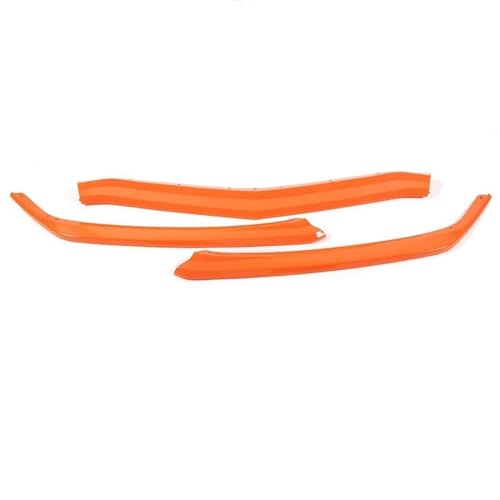 TOPOLVLCKC Frontstoßstange Lippe Für C&orvette C8 2020-2023 Auto Front Schaufel Frontschürze Lip Body Splitter Kit Frontspoiler Diffusor Schutz Dekorative Canard Lip (Orange) von TOPOLVLCKC