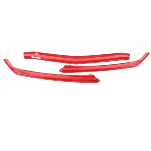 TOPOLVLCKC Frontstoßstange Lippe Für C&orvette C8 2020-2023 Auto Front Schaufel Frontschürze Lip Body Splitter Kit Frontspoiler Diffusor Schutz Dekorative Canard Lip (Red) von TOPOLVLCKC