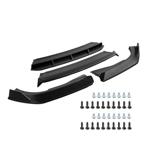TOPOLVLCKC Frontstoßstange Lippe Für H*onda Accord Gen 10 2018 2019 Auto Front Schaufel Frontschürze Lip Body Splitter Spoiler Diffusor Schutz Dekorative Canard Lip (Matte Black) von TOPOLVLCKC