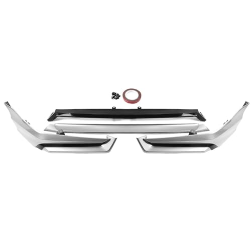 TOPOLVLCKC Frontstoßstange Lippe Für H*onda Civic 11. Alle Modelle 2022-2024 Auto-Frontspoiler, Frontstoßstange, Splitter, Spoiler, Diffusor, Schutz, Dekorative Canard-Lippe (Silver) von TOPOLVLCKC