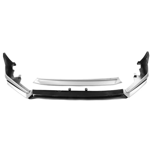 TOPOLVLCKC Frontstoßstange Lippe Für H*onda Civic 11th Alle Modelle 2022-2024 Auto Frontschürze Spoiler Umsteller Diffusor Auto Frontspoiler Splitter Körper Kit (Silver) von TOPOLVLCKC