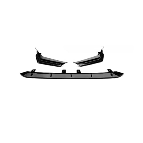 TOPOLVLCKC Frontstoßstange Lippe Für H*onda Civic 2022 2023 2024 Auto Frontschürze Spoiler Umsteller Diffusor Auto Frontspoiler Splitter Körper Kit (Gloss Black) von TOPOLVLCKC