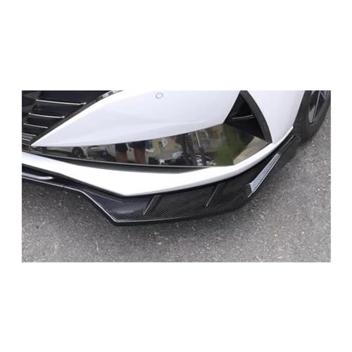 TOPOLVLCKC Frontstoßstange Lippe Für M&ercedes GLE Klasse W167 C167 2024 GLE 450 53 AMG Auto Front Schaufel Frontschürze Lip Body Splitter Spoiler Diffusor Schutz (Carbon Fiber Look) von TOPOLVLCKC
