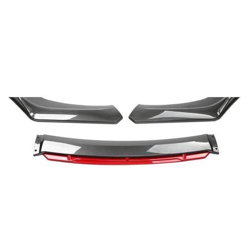 TOPOLVLCKC Frontstoßstange Lippe Universal 176 cm Auto Front Schaufel Front Stoßstange Lip Body Splitter Spoiler Diffusor Schutz Dekorative Canard Lip (K) von TOPOLVLCKC