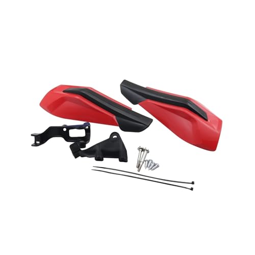 TOPOLVLCKC Für K&TM EXC250 EXC300 XC XCF XCW SX SXF EXC EXCF TPI 125-500CC 2014-2025 Motorrad Lenker Schutz Hand Schutz Motorrad-Handschützer(Red) von TOPOLVLCKC
