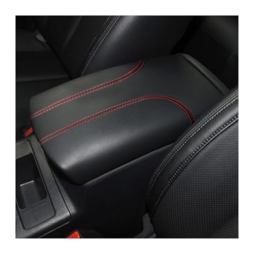 TOPOLVLCKC Für N&issan Für X-Trail T32 2017-2021 Auto Armlehne Box Panel Zentrale Steuerung Abdeckung Armlehne Box Abdeckung Armlehne Abdeckung Mittelkonsole Aufbewahrungsbox(Red-Thread) von TOPOLVLCKC