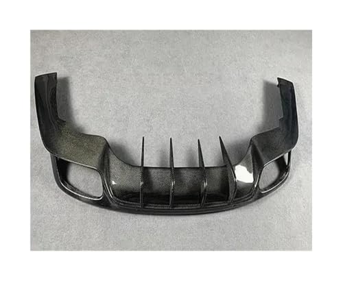 TOPOLVLCKC Für P&orsche Für Panamera 971 / Turbo 2017-2023 Echt Geschmiedet Carbon Fiber Hinten Lip Trunk Diffusor Seite Spoiler körper Kit Schürze Heckspoilerflügel(Carbon Fiber) von TOPOLVLCKC