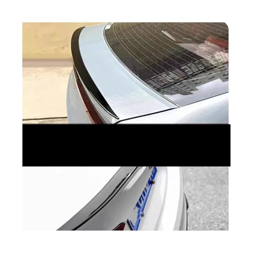 TOPOLVLCKC Für S&Koda Für Octavia Carbon Fiber Auto Heckspoiler Trunk Tail Wing Lip Spoiler Auto Modifiziertes Accessori Heckspoilerflügel(Black) von TOPOLVLCKC