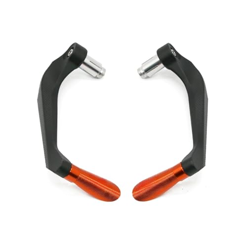 TOPOLVLCKC Für Y&amaha YZF-R7 YZF R7 Motorrad Lenker Griffe Ende Bremse Kupplung Hebel Schutz Schutz Motorrad-Handschützer(Orange) von TOPOLVLCKC