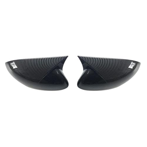 TOPOLVLCKC Spiegelabdeckungen Auto Links Rechts Rückspiegel Abdeckung Shell Cap Gehäuse Für N&issan Sylphy 2020 2021 Auto Rückspiegel (Carbon Fiber Pattern) von TOPOLVLCKC
