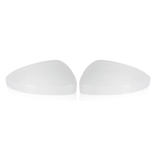 TOPOLVLCKC Spiegelabdeckungen Auto Links Rechts Tür Flügel Spiegel Abdeckung Kappe Für T&iguan 2017-2023 Seite Spiegel Abdeckung Flügel Kappe Gehäuse (White) von TOPOLVLCKC