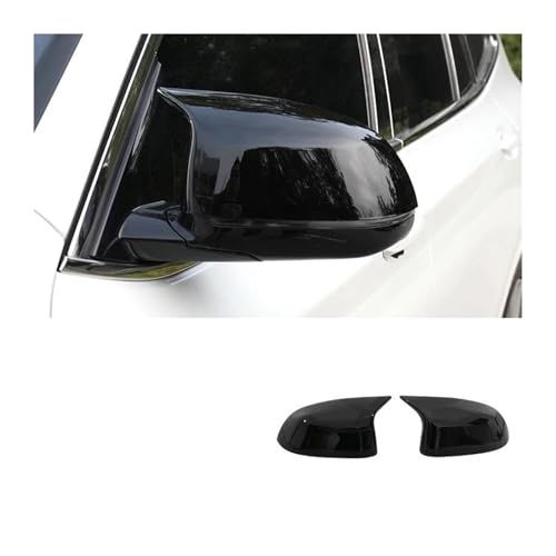 TOPOLVLCKC Spiegelabdeckungen Auto Rückspiegel Abdeckung Rückansicht Seiten Spiegel Aufkleber Für B&MW Für B&MW X5X6X7 G05 G06 G07 2019-2023 (Black) von TOPOLVLCKC
