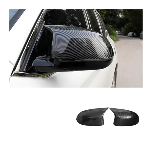 TOPOLVLCKC Spiegelabdeckungen Auto Rückspiegel Abdeckung Rückansicht Seiten Spiegel Aufkleber Für B&MW Für B&MW X5X6X7 G05 G06 G07 2019-2023 (Carbon Fiber) von TOPOLVLCKC