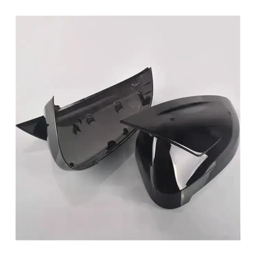 TOPOLVLCKC Spiegelabdeckungen Auto Seite Rückansicht Rückspiegel Horn Kappe Abdeckung Für A*UDI B9 A4 S4 RS4 A5 RS5 2017-2020 (No Hole) von TOPOLVLCKC